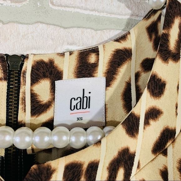 Cabi Style 3070 Ginger Leopard Print Blouse - Picture 6 of 11